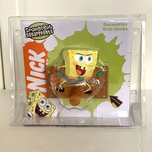 2 pc SpongeBob SquarePants Patrick Star Vintage Decorative Wall Hooks 2004